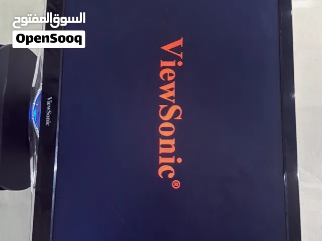 للبيع شاشة من شركة view sonic ب حالة جيدة و نظيفة و استعمال خفيف  تقدر تلعب فيها ع سوني او البيسي