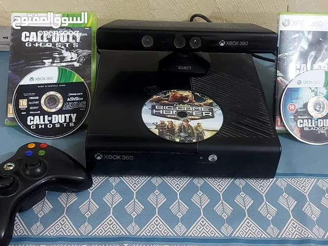 XBOX 360,With 3original Cds, Call of duty black ops, Call of duty ghost, Hunter Cabela, controller