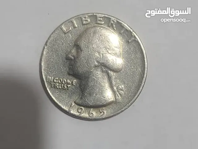 نوادر عملة ربع دولار 1965