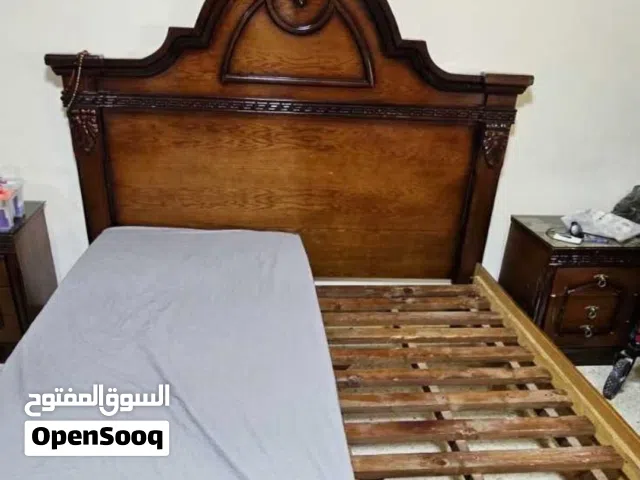 غرفة نوم قشرة بلوط، خشب ثقيل