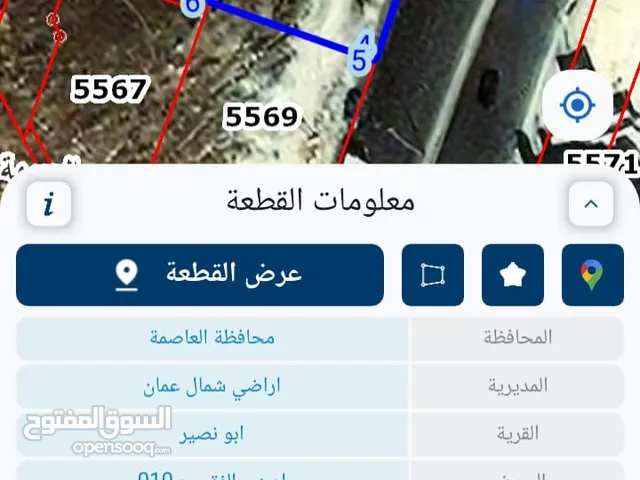Residential Land for Sale in Amman Abu Nsair