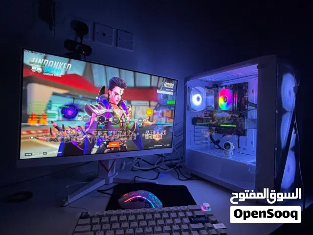 بيسي وسيتب جيمنج للبيع استعمال خفيف   Gaming PC and setup for sale RTX5060