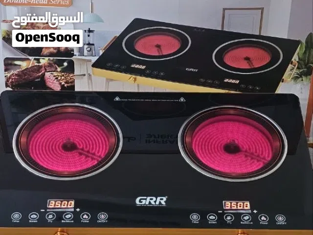 الطباخ الكهربائي الزجاج الحراري قوة وسرعة في الطب 3500 واط فعلي لكل عين قياس 67×40 سم