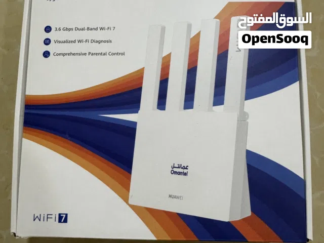 جهاز عمانتل الجديد واي فاي 7 مقوي وموزع الواي فاي من هواوي ممتاز للألعاب والبليستيشن والأجهزة الأخرى