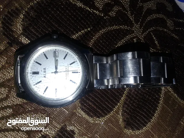 ساعه اصلي ماركه ALBA مستعمل للبيع سعر حريقه ,