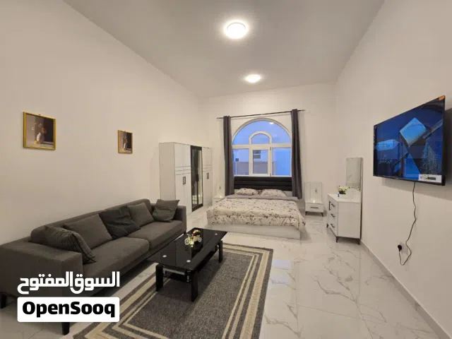 استوديو مفروش مساحة واسعة للإيجار في ابوظبي مدينه الرياض For Rent (Abu Dhabi Riyadh