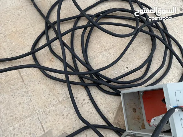كيبل كهرباء 3 فاز الامنيوم - بالاضافه كيبل نحاس -