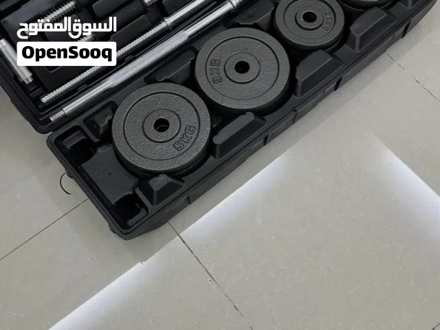شنطه أوزان 50kg مع بنش شبه جديده