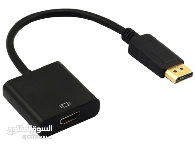 تحويلة شاشه لأجهزه الكومبيوتر DP DISPLAY PORT TO HDMI CONVERTER ADAPTER FOR PC