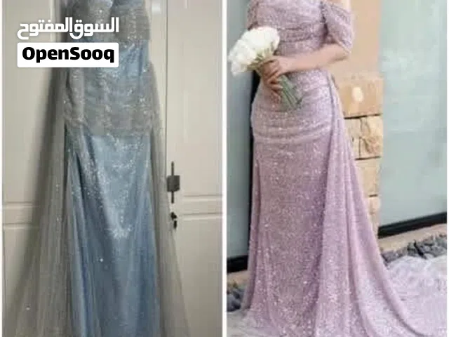 فستان سهره فخم ملبوس لبسه واحدة فقط لمدة ساعه سعر التكلفه 600 سعودي للبيع بـ 250 ريال سعودي