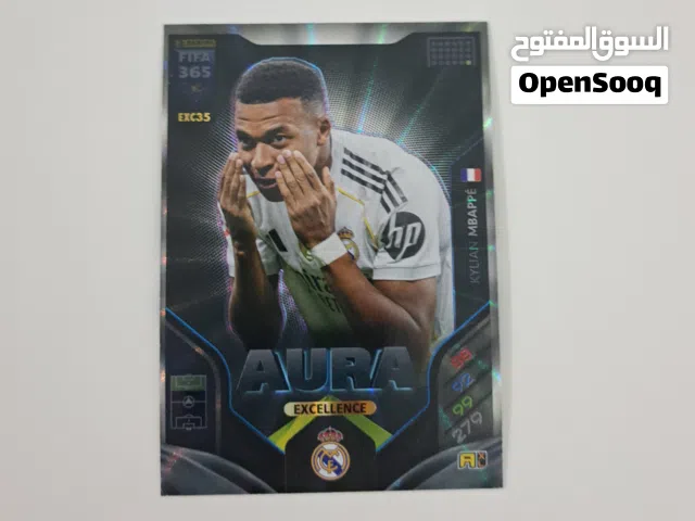AURA mbappe excellence card rare panini card