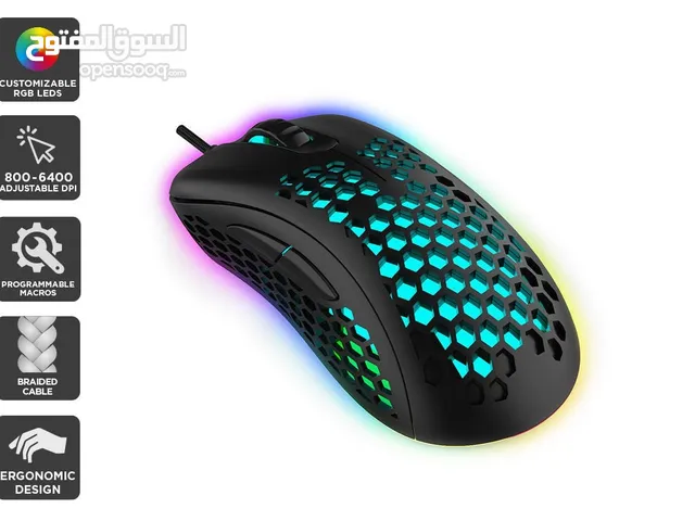 Kogan GM-AIR Ultra Lightweight RGB 6400dpi Gaming Mouse (Black)