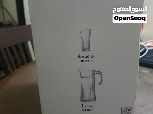 Glass and jug set