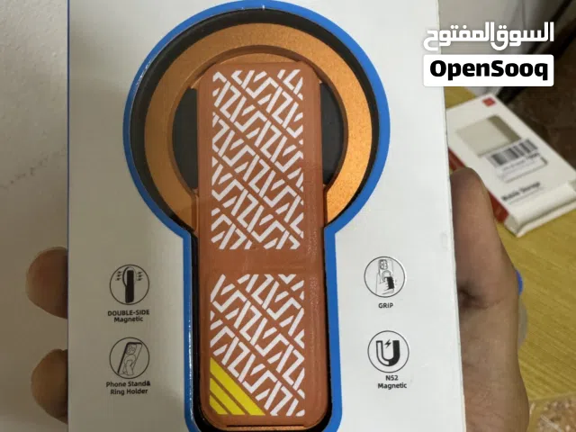مسكة للهاتف ماج سيڤ لون برتقالي جدييده غير مستخدمه