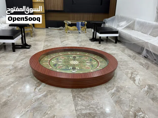 طاوله انتك دائريه موزك مطرزه طراز اعجمي 3/3