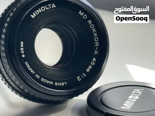 Minolta MD Rokkor-X 45mm f/2 (vintage lens)