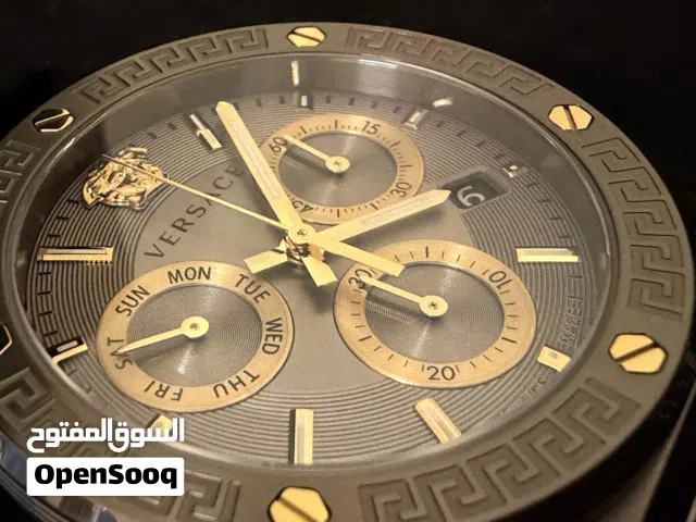 Versace grace logo chronograph