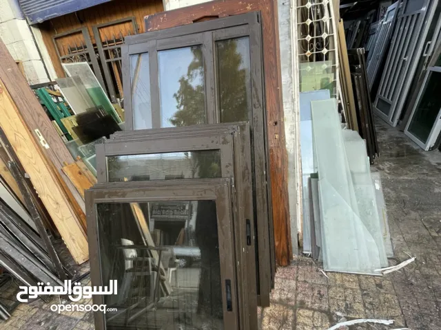 اكبرررررر تشكيلت شبابيك و ابواب الامنيوم مستعمل تسليم على المقاس