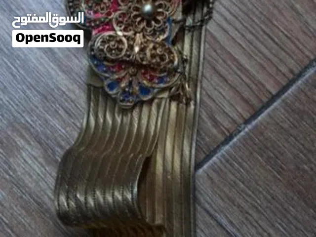 للبيع احزمة من فضة مطلية ذهب عدد 5 احزمه