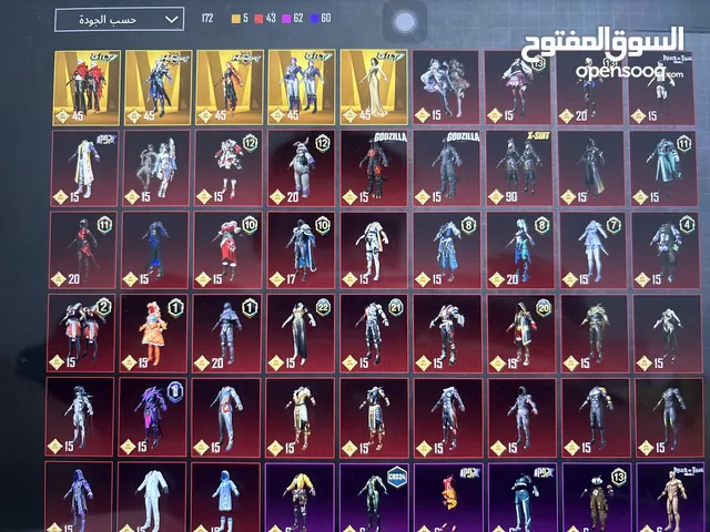 Pubg Accounts and Characters for Sale in Sharjah