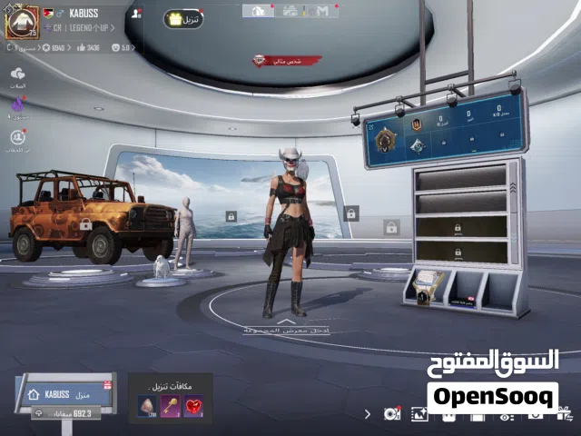 حساب ببجي للبيع