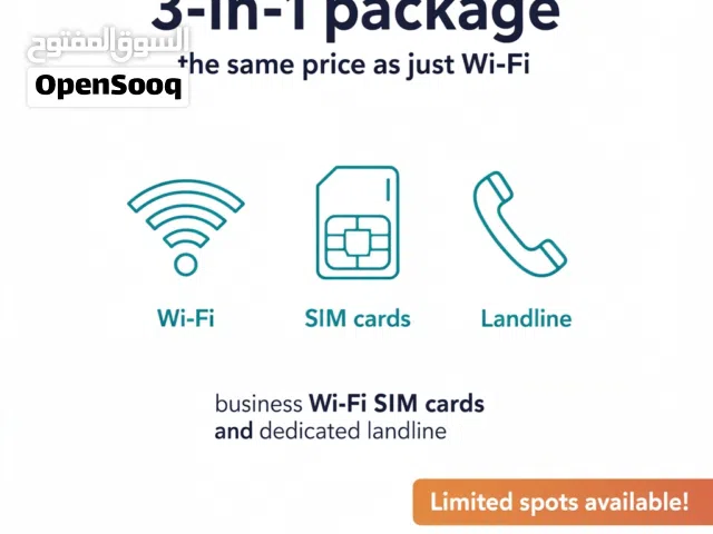 WiFi + free SIM cards with free calls free data! 3 in 1 WiFi business solutions