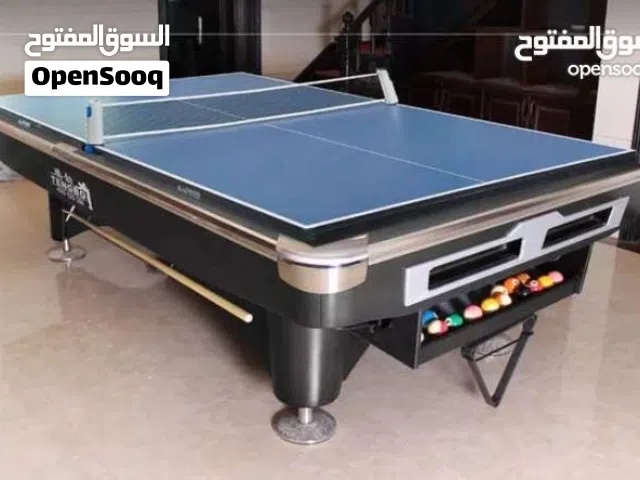 طاولة بلياردو احترافية – تصميم عصري وجودة عاليةإذا بتدور على طاولة بلياردو تجمع بين الأداء الاحترافي