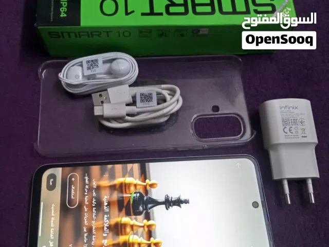 الجهاز شبه جديد للبيع  infinix smart 10
