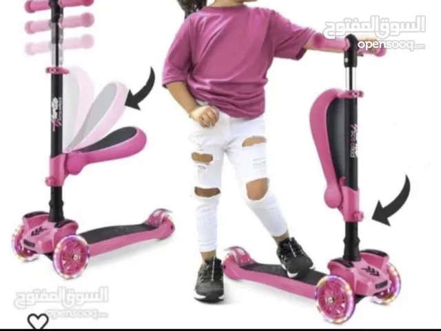 سكوتر للأطفال بثلاث عجلات من عمر 1الى 10 يتحمل وزن 50كيلوجرام