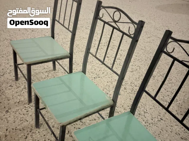 كراسي 3 حديد