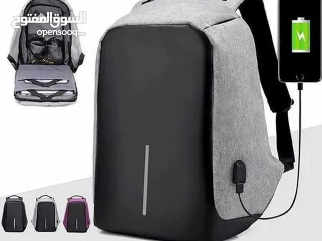 شنتة ظهر ضد السرقة مع شاحن USB