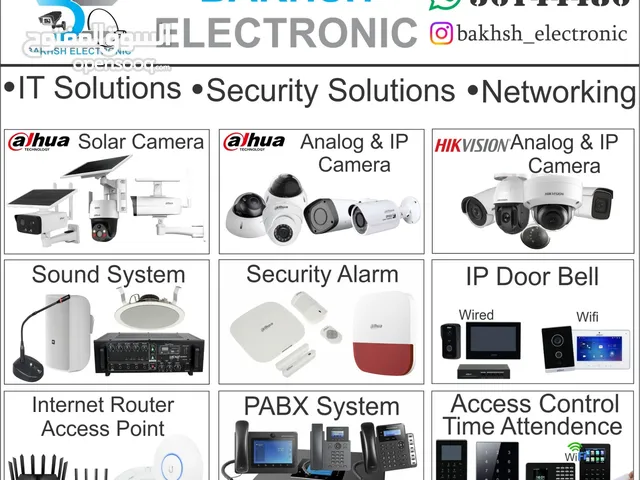 CCTV Installation, CCTV Repair, Dish, Access Control, PABX, Door Bell, TV Repairs and many more