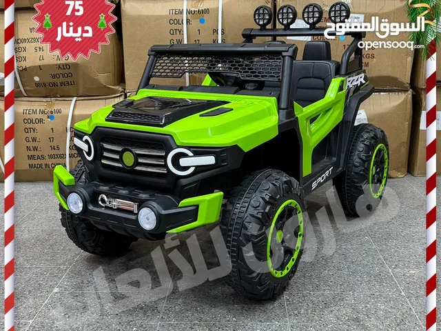 سيارة جيب 12 فولت جاامبو / 4 ماتور فل اضافات ...