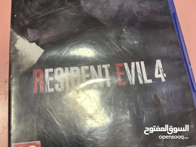Resident Evil 4 (PS4 & PS5) ريزيدنت ايفل 4 ( بلايستيشن 4 و 5 ) استعمال اقل من اسبوع يحاله الوكاله
