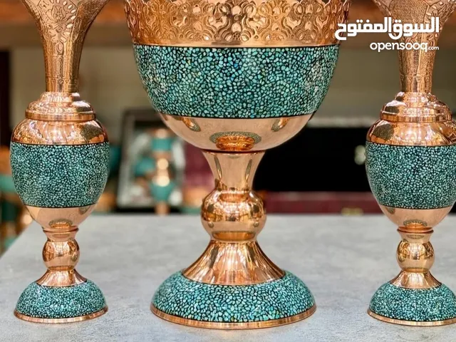 "أواني نحاسية ديكورية فاخرة يدوية – لمسة شرقية مميزة