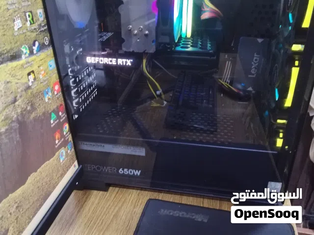 السلام عليكم PC للبيع  معالج رايزن   AMD Ryzen 5 5600X  بورد   B450 M-K  كرت شاشة   RTX 3060 12 G