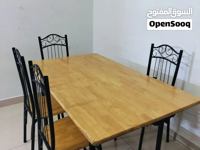 Dining wooden table with chair for sale