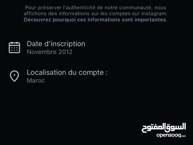 Social Media Accounts and Characters for Sale in Marrakesh