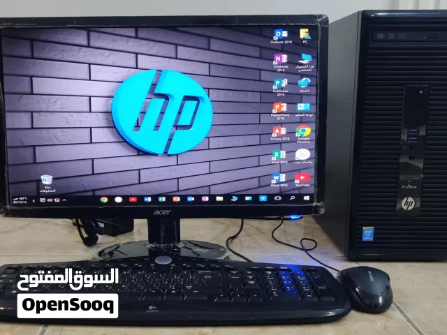 كمبيوتر مكتبي HP i5 نظيف جدا