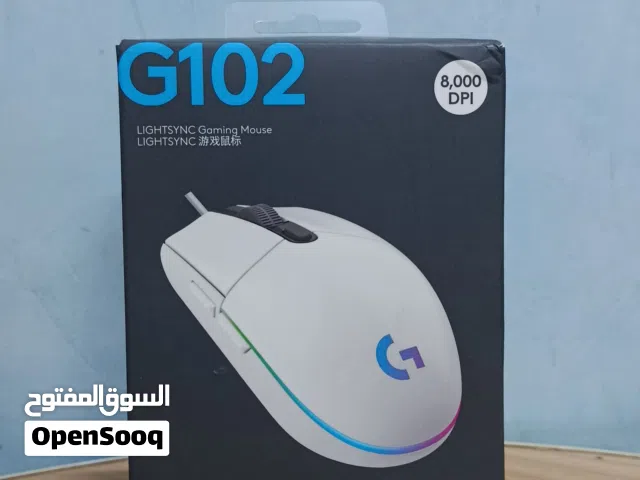 (الوصف مهم قبل ما تشتري ) ماوس Logitech G102   اللون الاسود و الأبيض