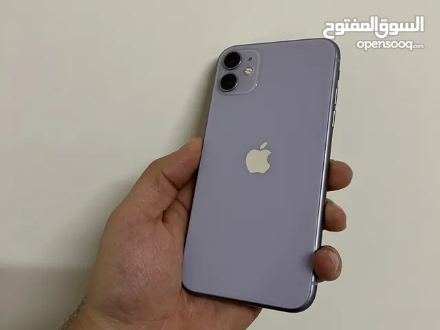 ايفون 11 بحالة الوكاله ولا نقرة ذاكرة 128 بطارية 86
