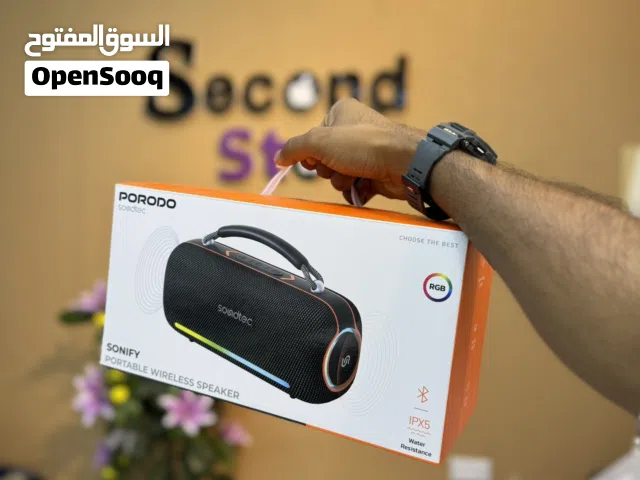 Porodo soundtec porteble wirless speaker amzing sound quality high fidelity sound
