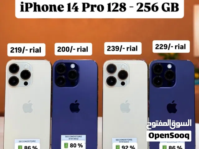 iPhone 14 Pro 128/256 GB All neat and amazing condition phone