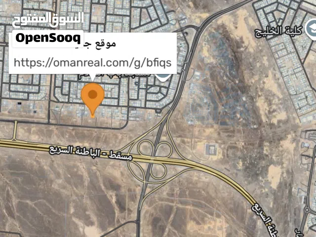 ارض سكني تجاري معبيلة الثامنه اول خط شارع مسقط السريع