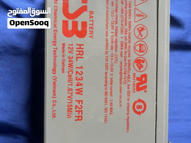 بطاريه 12 فولت 7 امبير ، لم تسخدم