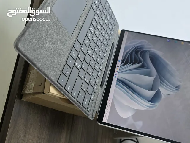 لابتوب/ تاب مايكروسوفت سرفر برو 9 الجيل ال12 سلفر مستخدمم نظيف 99% Lap\tab Surface pro 9 12 gen 99