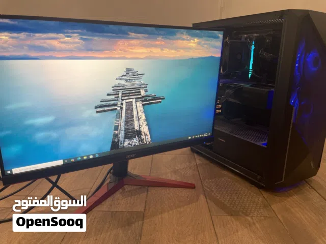 للبيع كمبيوتر pc + شاشه
