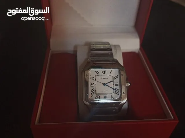 ساعة كارتيير سانتوس طبق الاصل مع رقم تسلسلي صحيح