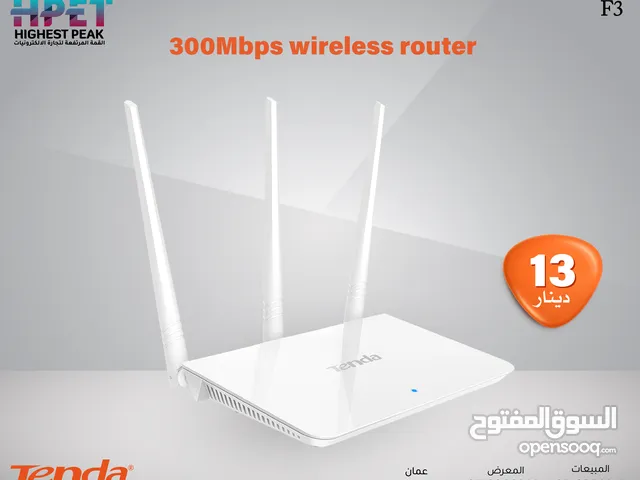 Tenda F3 راوتر لاسلكي 300Mbps