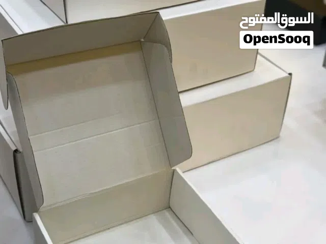 بوكسات كرتونيه وأكياس وعلب وبواكت لاواصق الاستيكرات بمختلف الاحجام